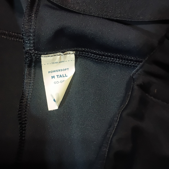 Black Wide Leg Pants with Stretchy Waistband(Excellent Condition M tall) - Picture 4 of 4